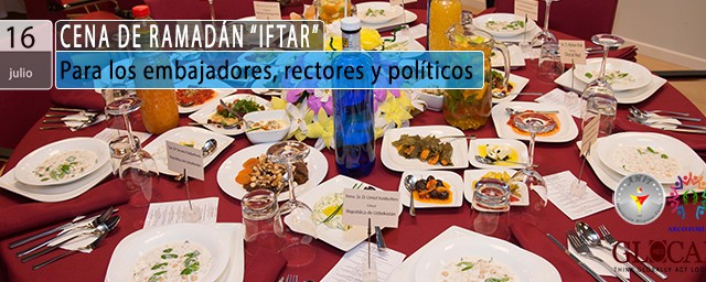 «IFTAR» para los embajadores, políticos y rectores