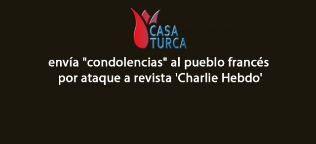 Condolencia a revista ‘Charlie Hebdo’
