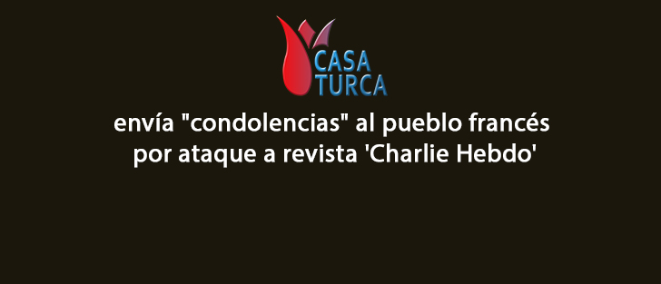 Condolencia a revista ‘Charlie Hebdo’